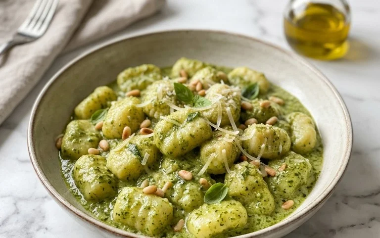 Creamy Pesto Gnocchi