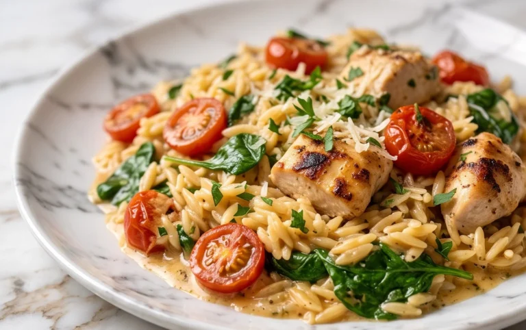 Chicken Orzo (30-Minutes, One-Pan)