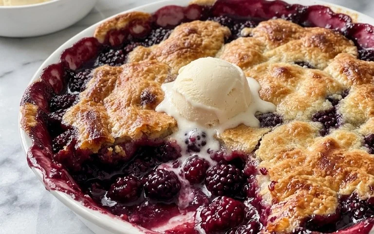 The Pioneer Women's Blackberry Cobbler