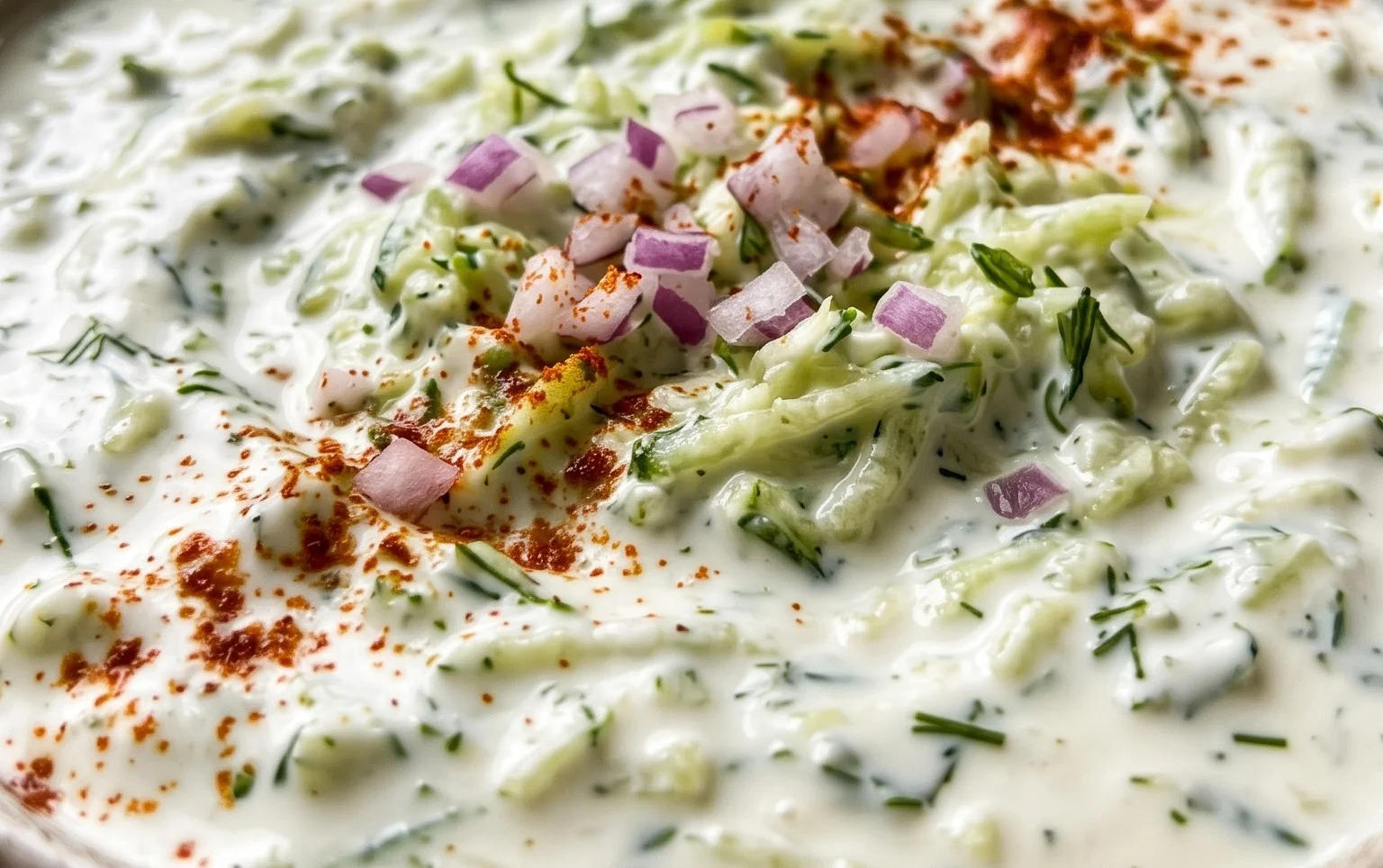 Cucumber Dip with Sour Cream and Dill