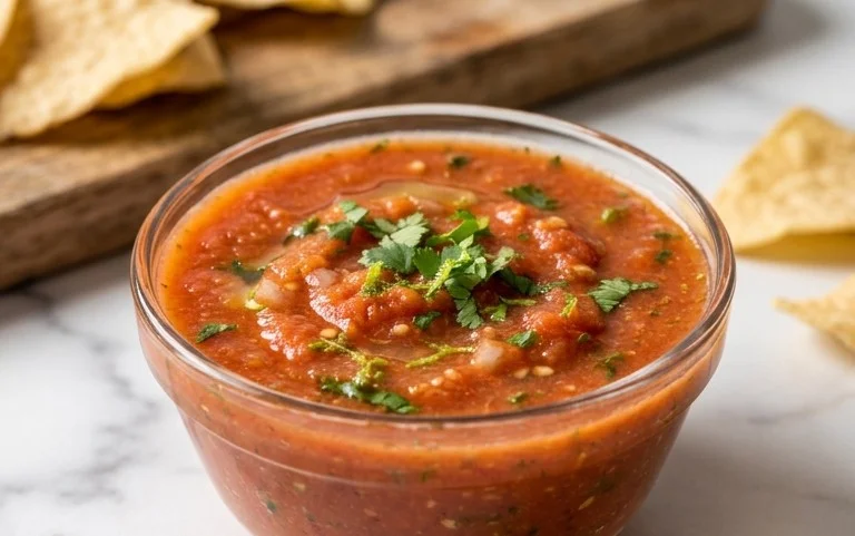 Blender Salsa (Restaurant Style Salsa)