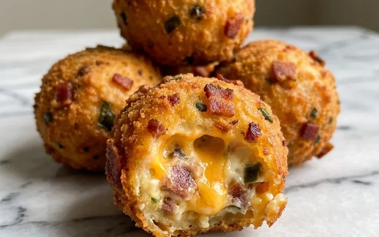 Beef Bacon Jalapeño Popper Cheese Balls