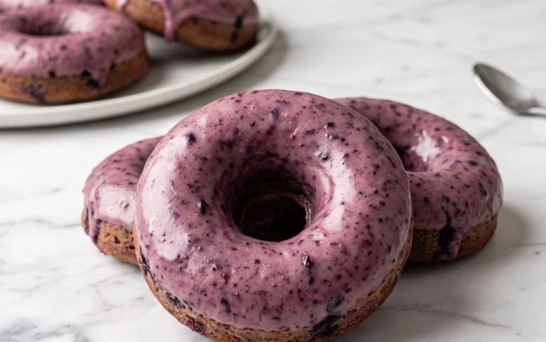 Blueberry Cake Donuts