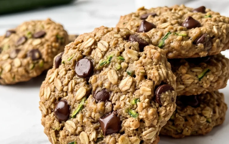 Healthy Zucchini Oatmeal Cookies