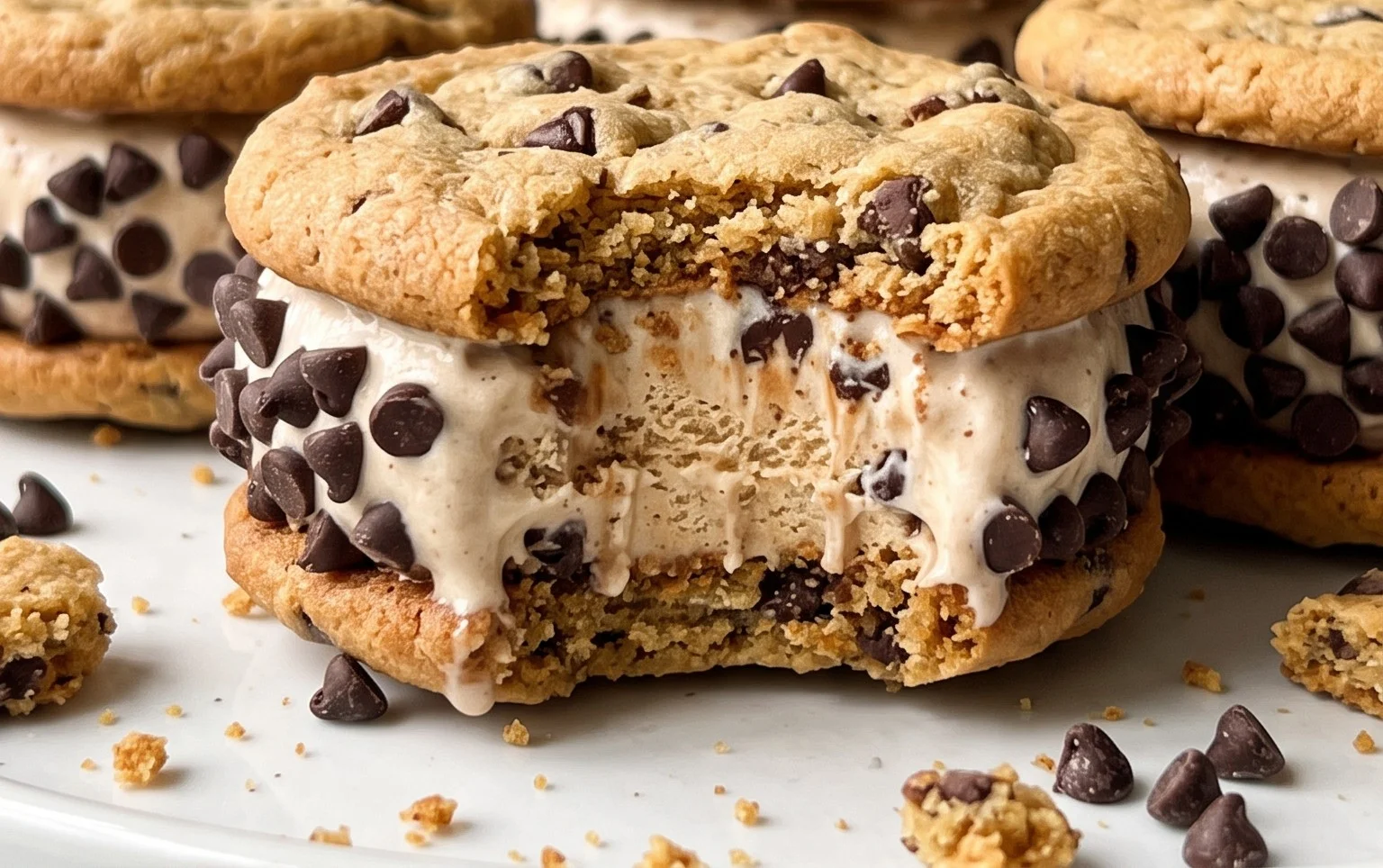 Cookie Ice Cream Sandwiches (Like a Chipwich!)
