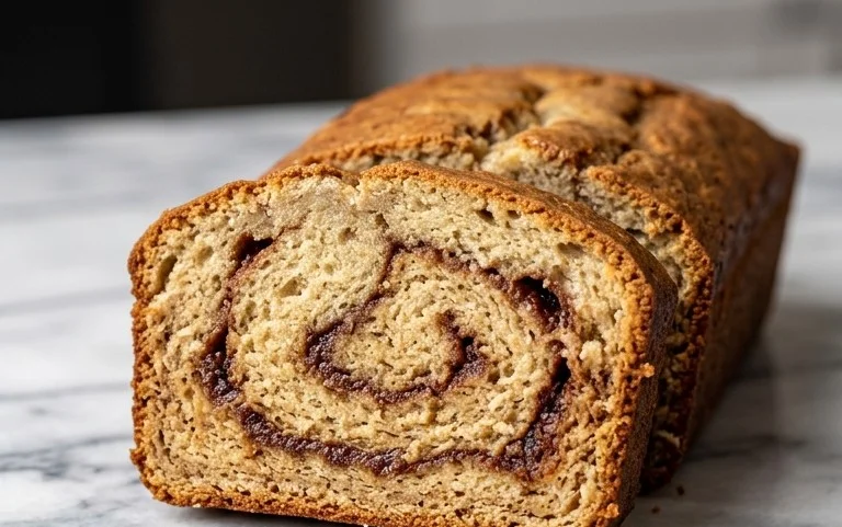 Cinnamon Roll Banana Bread