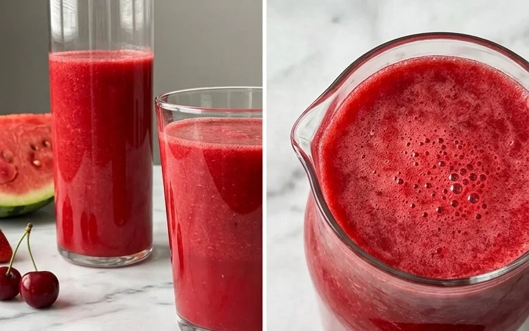 Watermelon Cherry Berry Beet Juice