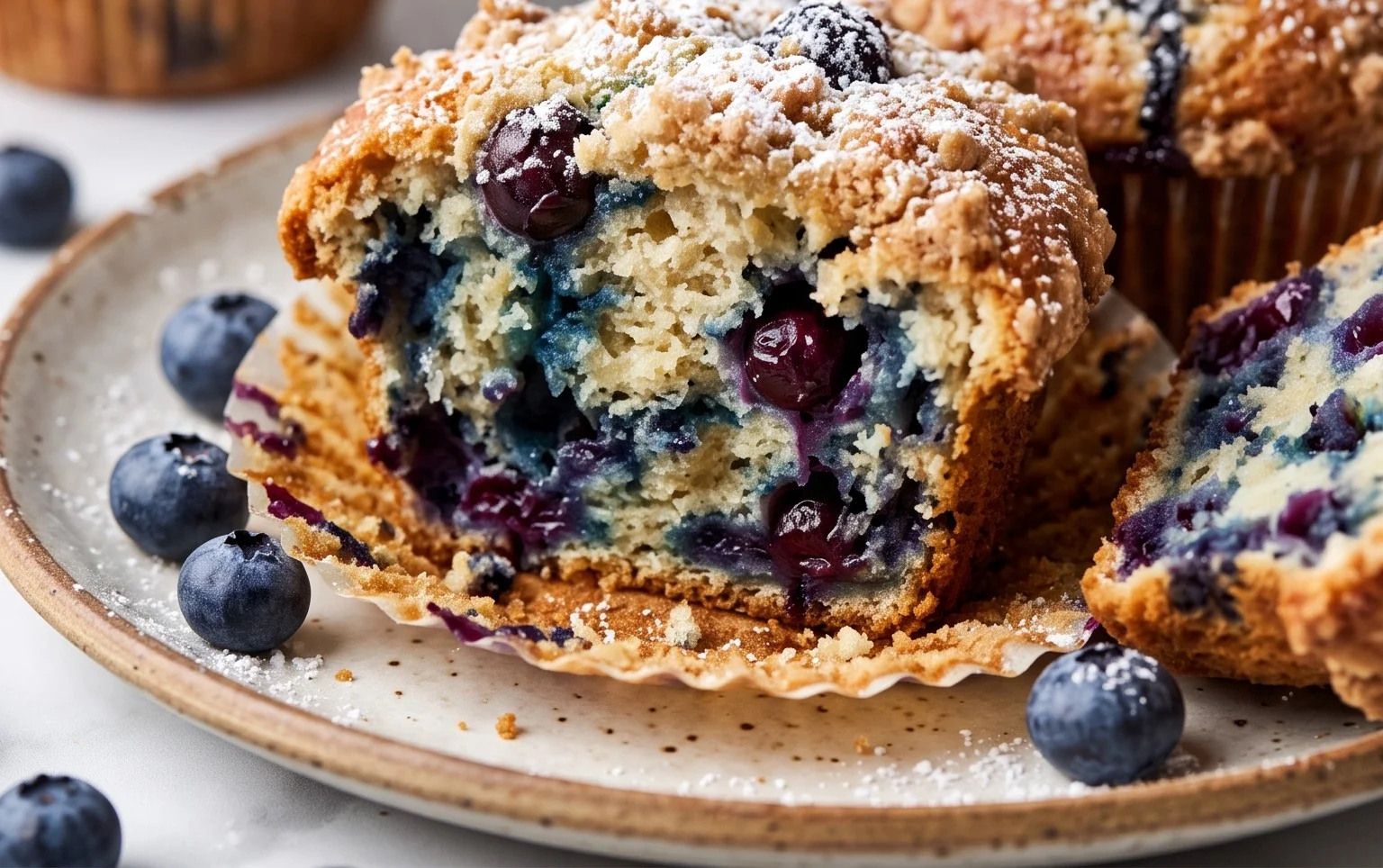 Homemade Blueberry Muffins