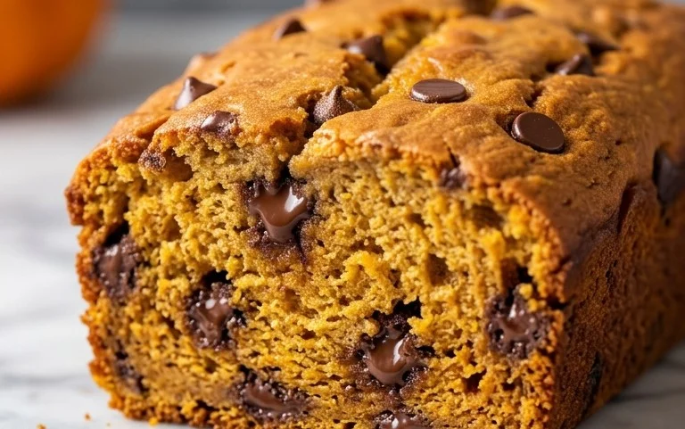 Pumpkin Chip Banana Bread