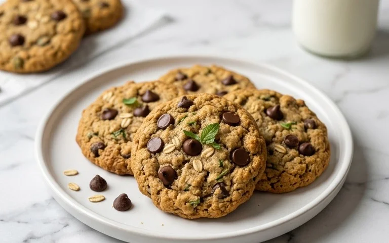 Homemade Zucchini-Oat Chocolate Chip Cookies