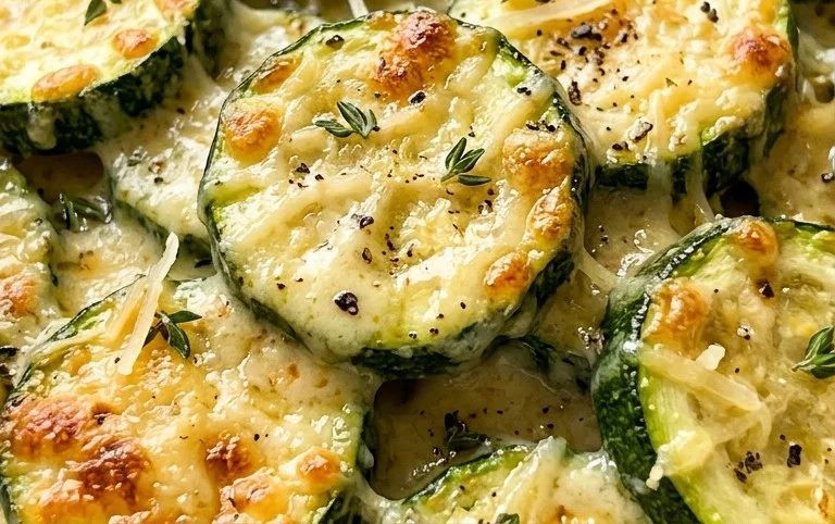Creamy Parmesan Zucchini