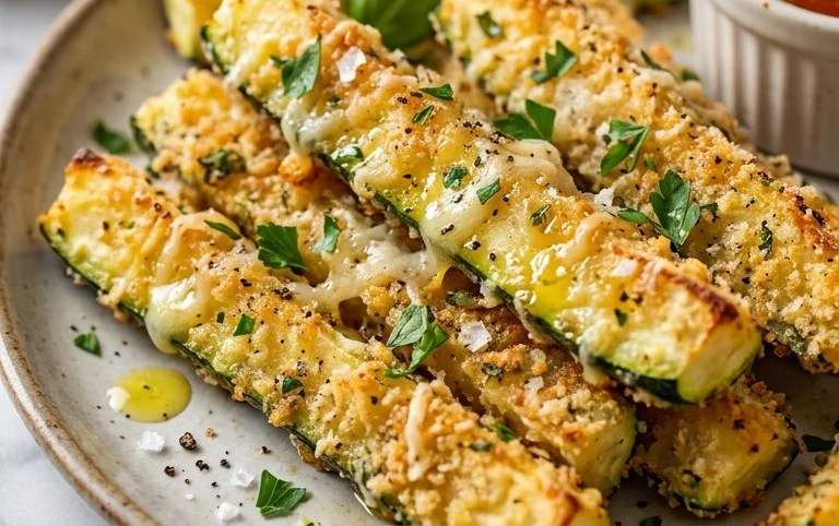 Baked Parmesan Zucchini Fries