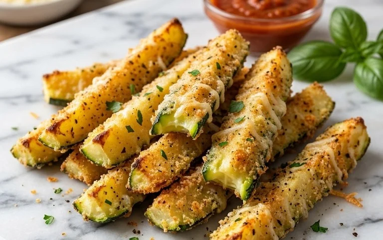 Baked Parmesan Zucchini Fries
