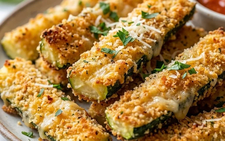 Baked Zucchini Sticks (Oven or Air Fryer)