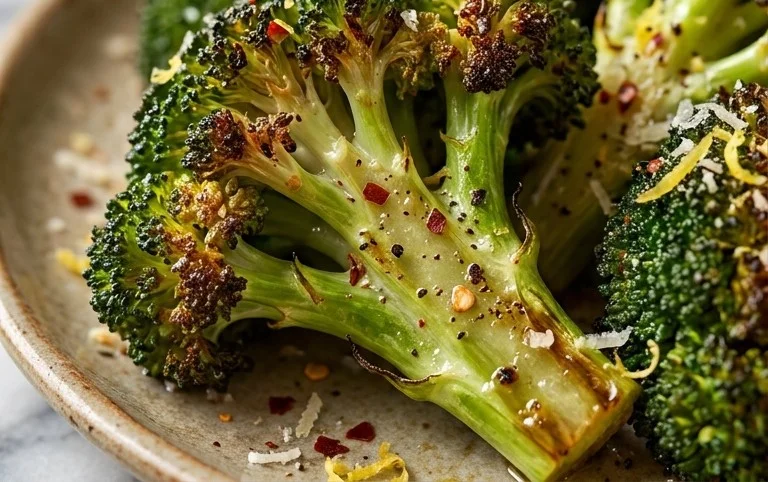 Oven Roasted Broccoli (Baked Broccoli)