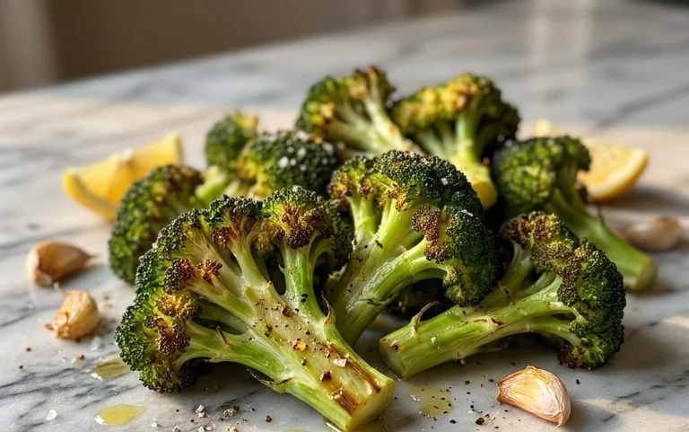 Oven Roasted Broccoli (Baked Broccoli)
